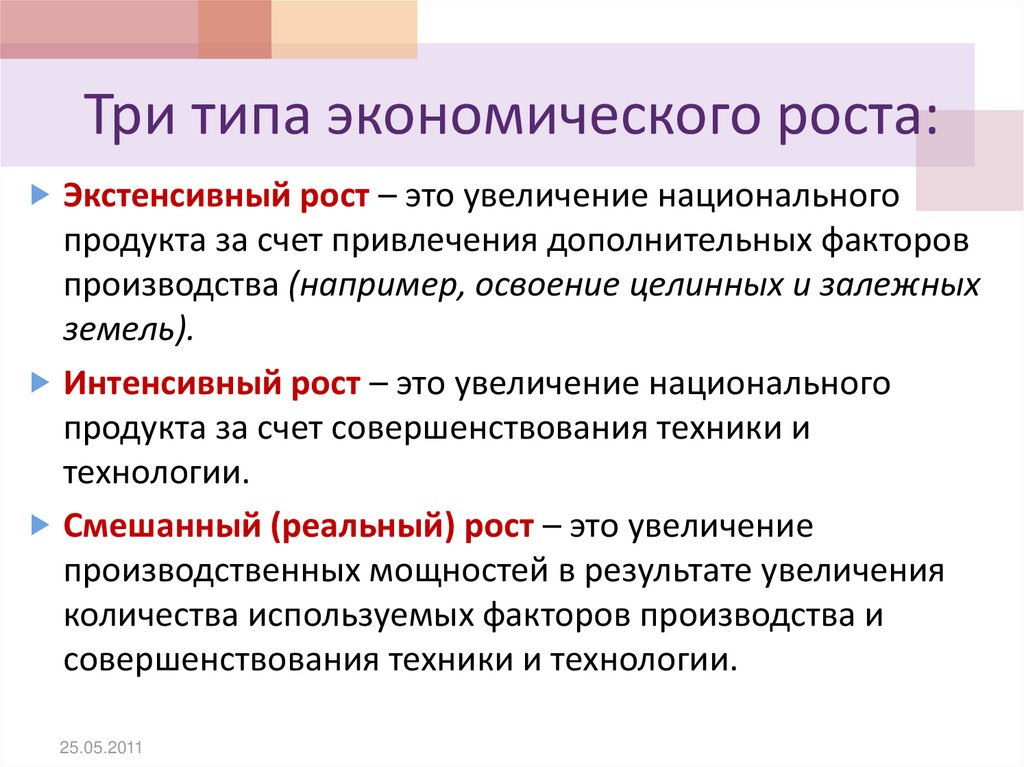 Темпы экономического роста