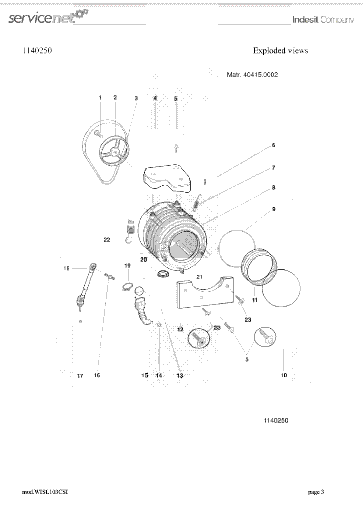 Схема indesit wisl 105