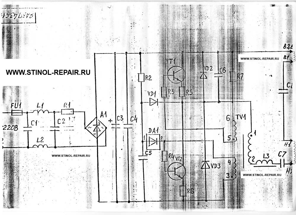 Электрическая схема холодильника индезит df5160w