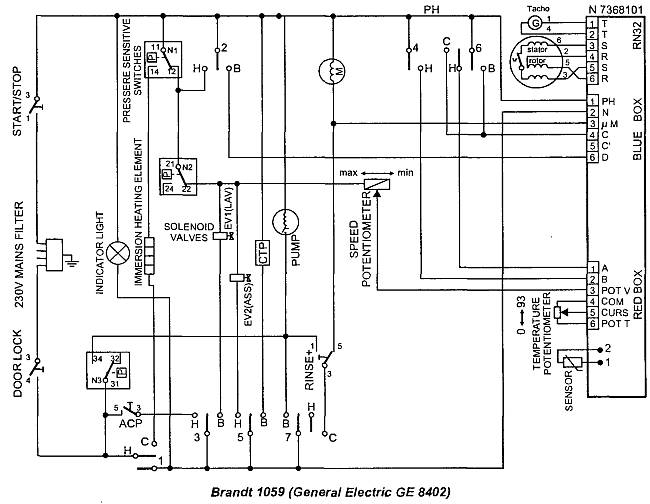 Схема стиральной машины lg