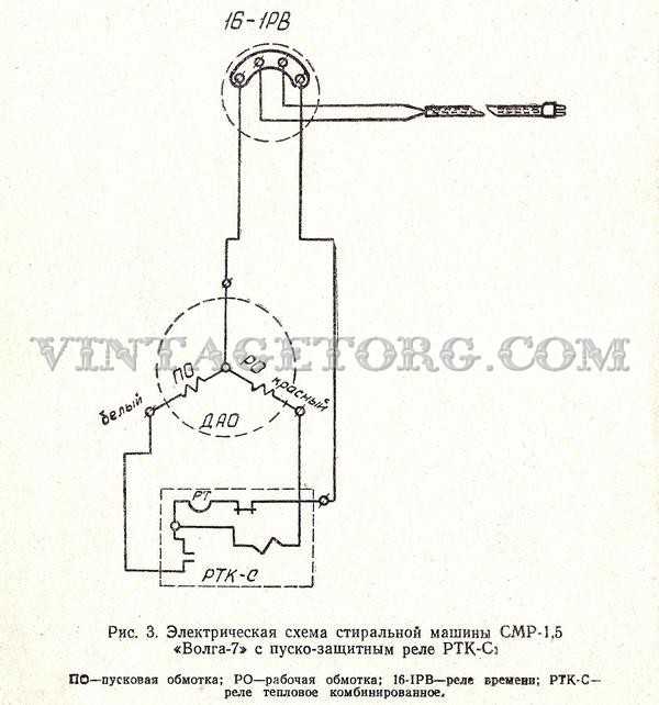 Схема стиральной машины ссср