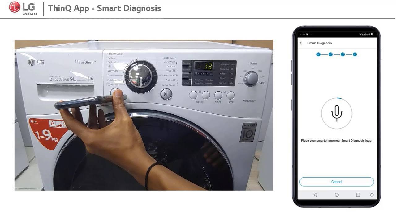 Как включить стиральную машину lg. Smart diagnosis LG стиральная машина. +Smart diagnosis Smart стиральная машина LG. LG f1092md1 Smart diagnosis. LG direct Drive 7 kg Smart diagnosis.