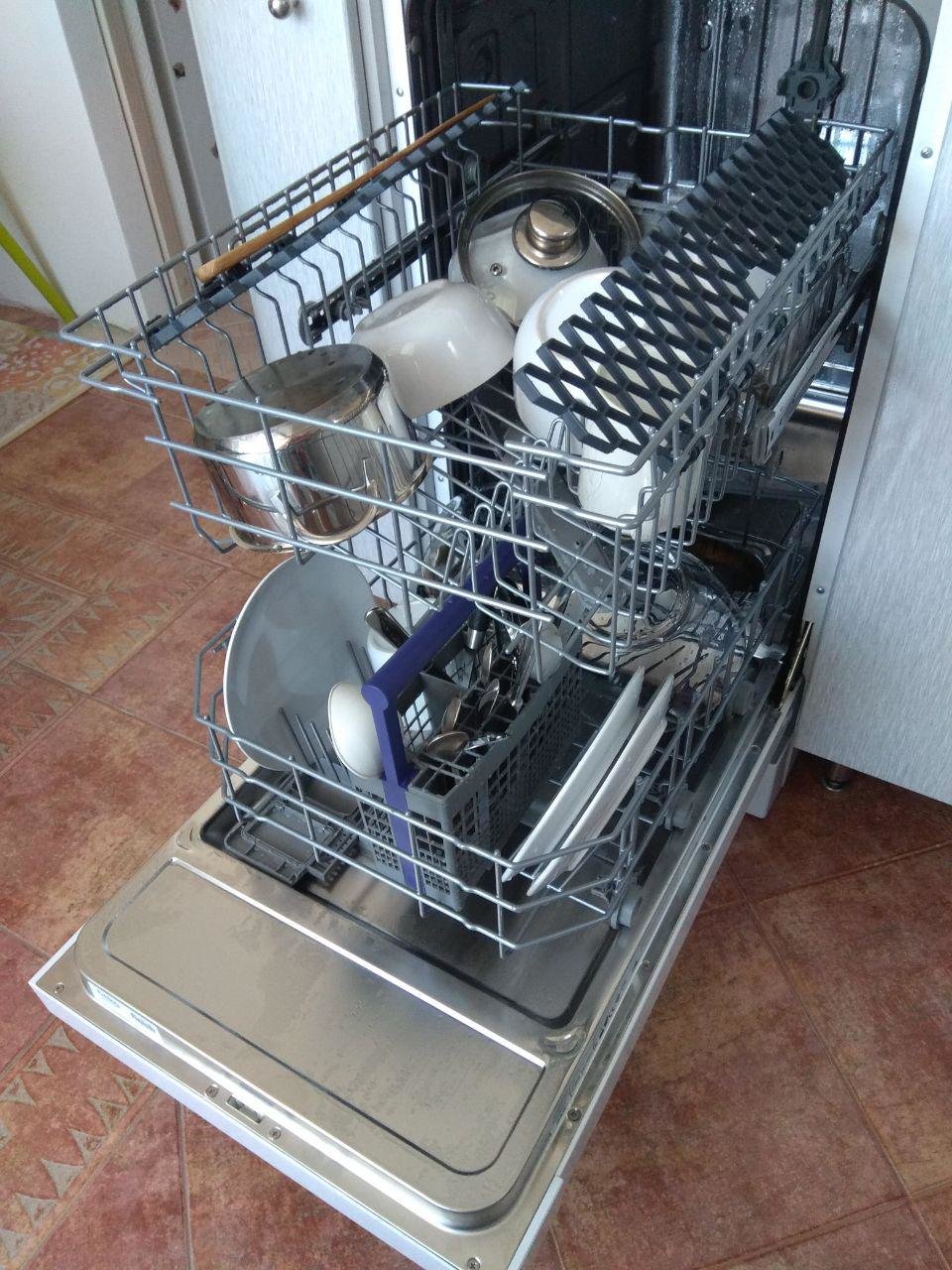 Посудомоечная машина Beko загрузка посуды