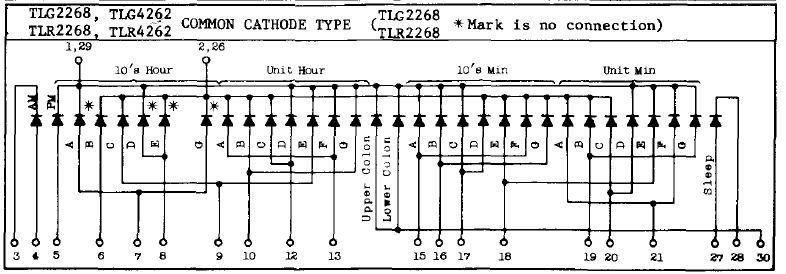 Электронные часы lm8560 схема