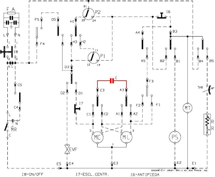 Электрическая схема стиральной машины hotpoint ariston