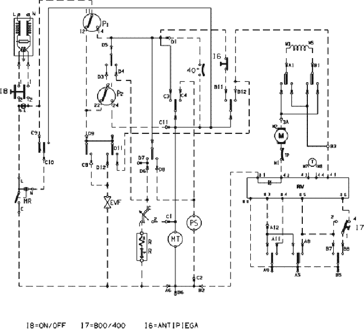 Tny264pn схема включения в стиральной машине индезит