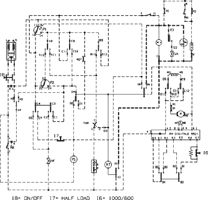 Электрическая принципиальная схема стиральной машины индезит wisl 102