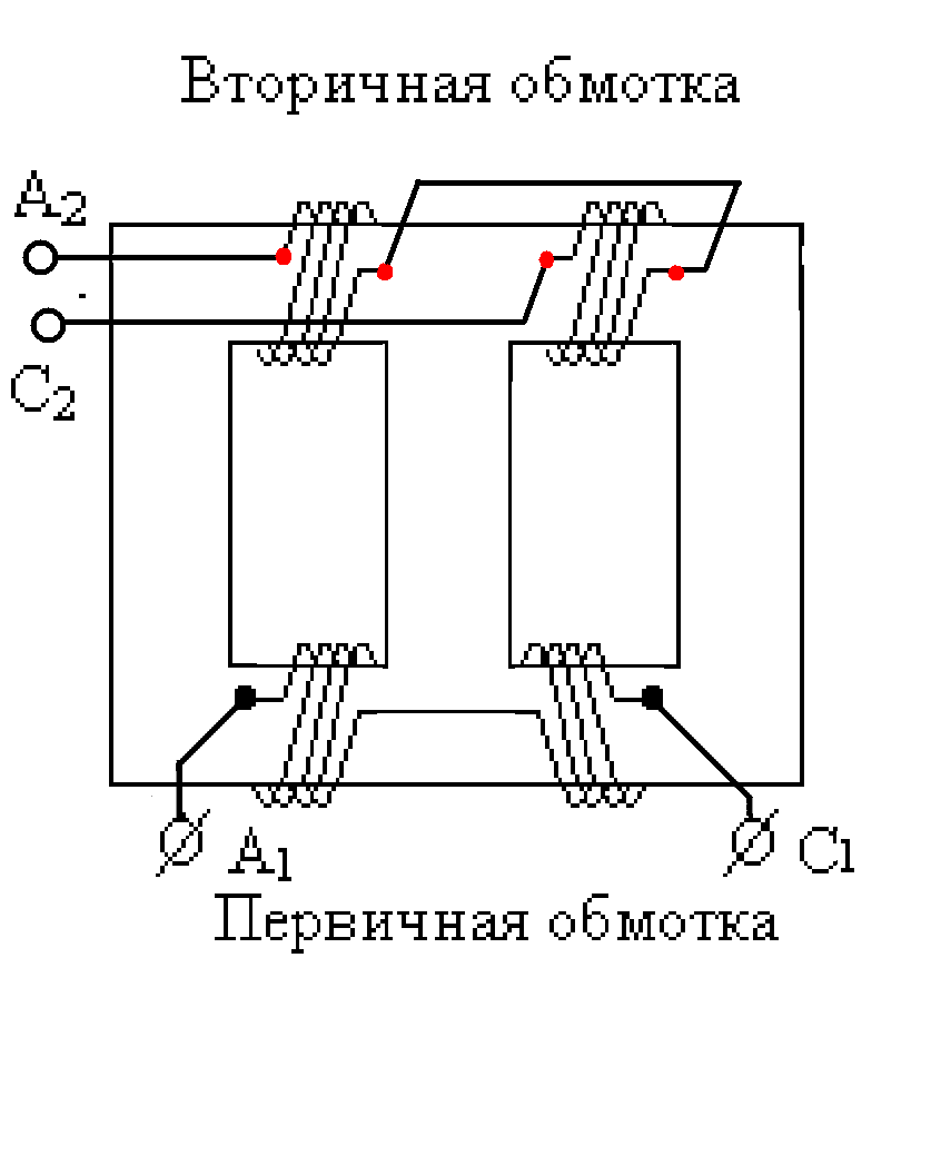 Соединение первичной и вторичной обмотки трансформатора. Схема трансформатора с двумя вторичными обмотками. Схема подключения обмоток трансформаторов с двумя обмотками. Схема вторичной обмотки трансформатора. Трансформатор однофазный с магнитопроводом на схеме.