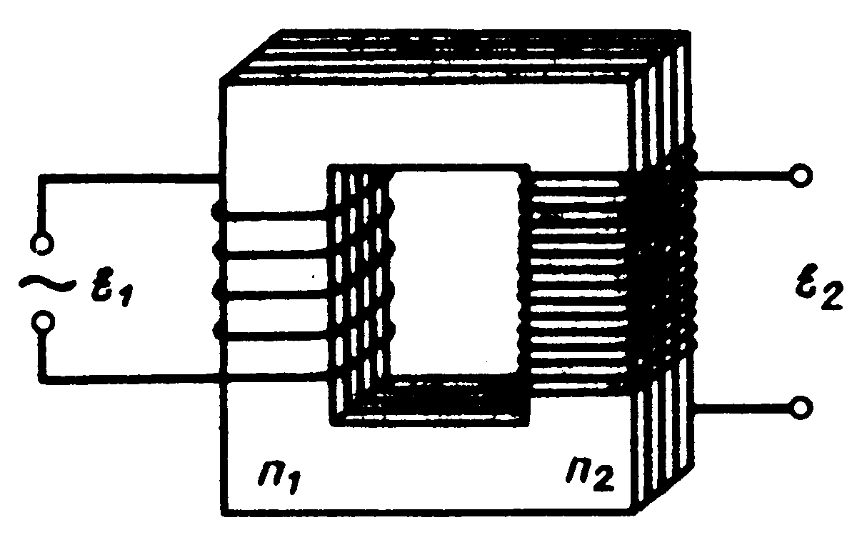 Схема трансформатора физика