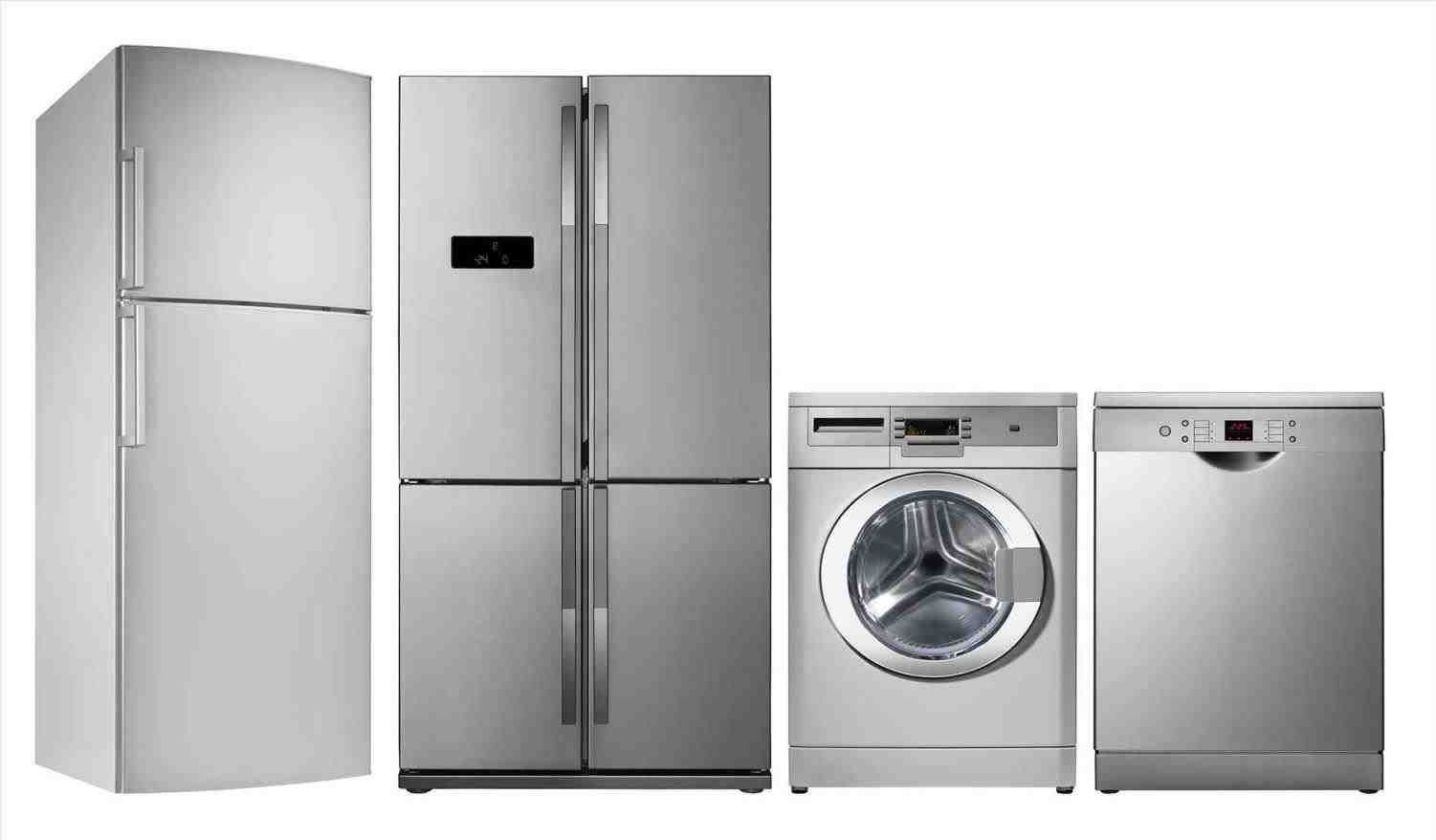 Холодильник и стиральная машина на прозрачном фоне