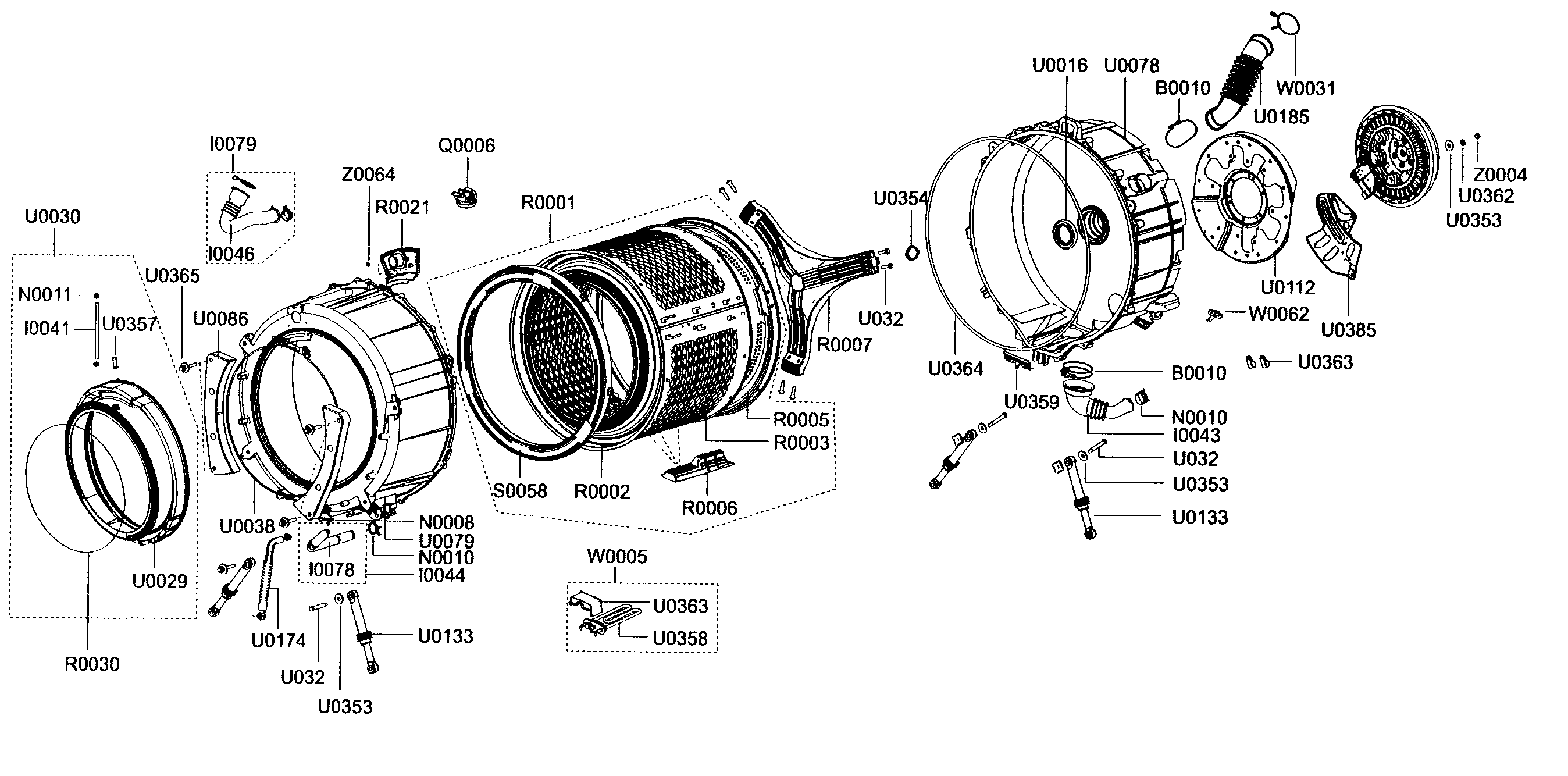 Схема стиральной машины samsung wf6450n7w