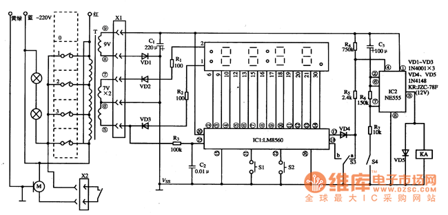 Lm8560 часы схема vst