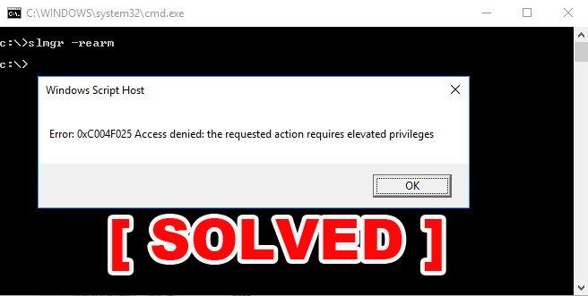 Action requested. Host Error.