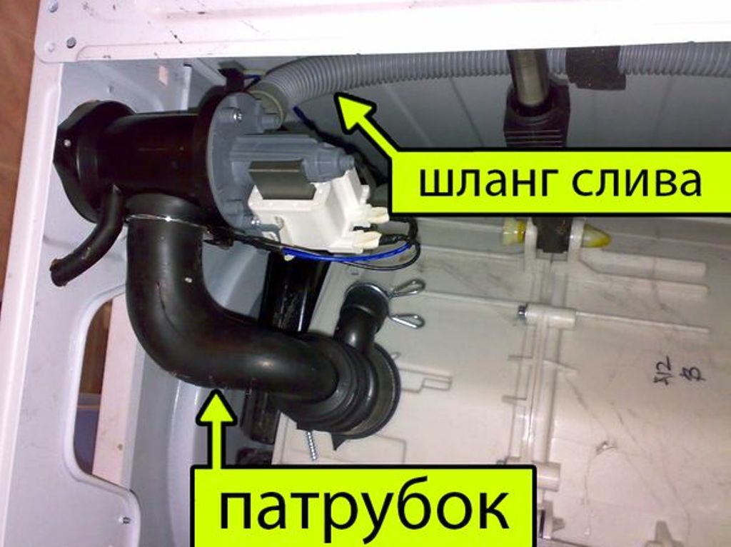 Машинка дэу не сливает воду