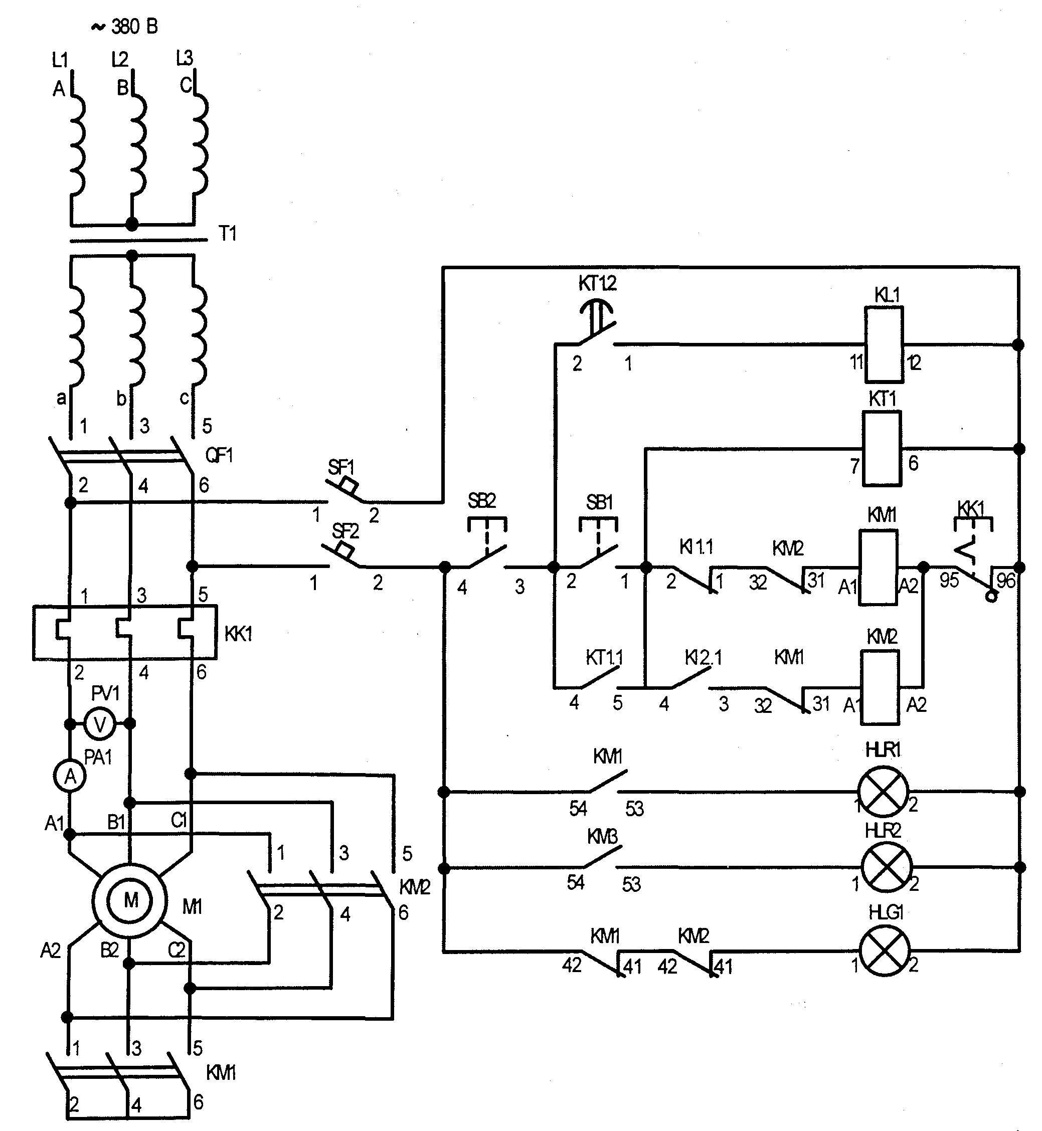 Схема эл двигателя