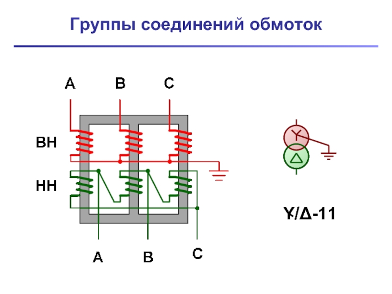 Схема соединения трансформатора. Схема подключения силового трансформатора. Соединение обмоток трансформатора 10/0.4.