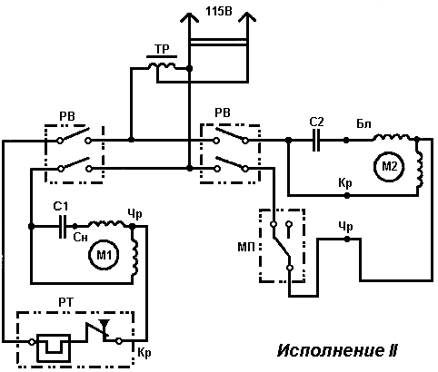 Стиральная машина сибирь схема подключения электродвигателей