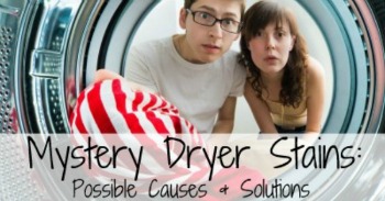 Mystery dryer stains: possible causes and solutions Mystery dryer stains: possible causes and solutions